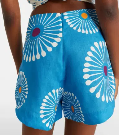Cala de la Cruz Bahamas floral linen shorts | Thumbnail 5 Cala de la Cruz Bahamas floral linen shorts | Thumbnail 5
