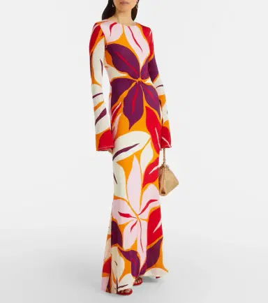 Cala de la Cruz Amay floral jersey maxi dress | Thumbnail 3 Cala de la Cruz Amay floral jersey maxi dress | Thumbnail 3