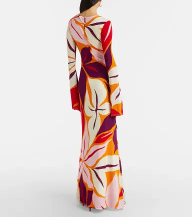 Cala de la Cruz Amay floral jersey maxi dress | Thumbnail 4 Cala de la Cruz Amay floral jersey maxi dress | Thumbnail 4