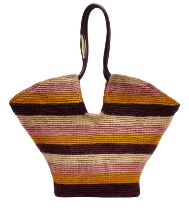 Zimmermann Goldentime Large raffia tote bag | Thumbnail 1 Zimmermann Goldentime Large raffia tote bag | Thumbnail 1