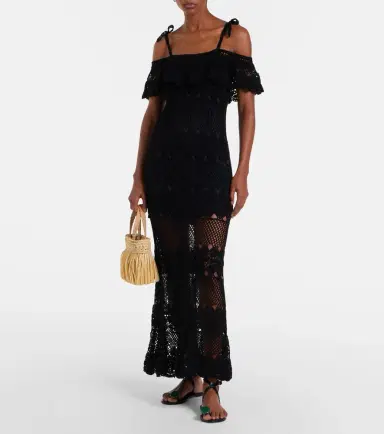 Anna Kosturova Marianne crochet cotton maxi dress | Thumbnail 3 Anna Kosturova Marianne crochet cotton maxi dress | Thumbnail 3