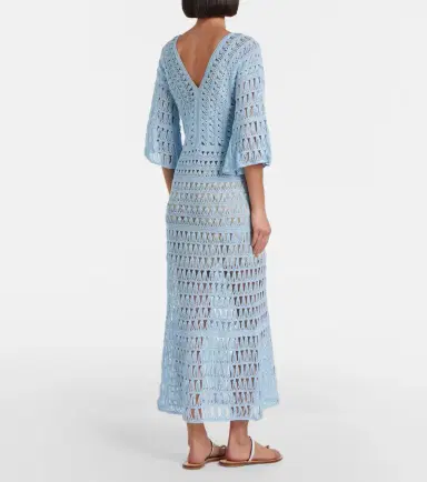 Anna Kosturova Crochet cotton maxi dress | Thumbnail 2 Anna Kosturova Crochet cotton maxi dress | Thumbnail 2