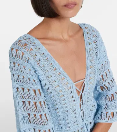 Anna Kosturova Crochet cotton maxi dress | Thumbnail 3 Anna Kosturova Crochet cotton maxi dress | Thumbnail 3