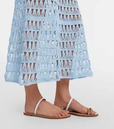 Anna Kosturova Crochet cotton maxi dress | Thumbnail 4 Anna Kosturova Crochet cotton maxi dress | Thumbnail 4