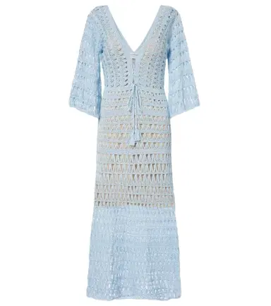 Anna Kosturova Crochet cotton maxi dress | Thumbnail 1 Anna Kosturova Crochet cotton maxi dress | Thumbnail 1