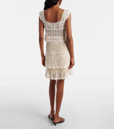 Anna Kosturova Florence crochet cotton miniskirt | Thumbnail 3 Anna Kosturova Florence crochet cotton miniskirt | Thumbnail 3