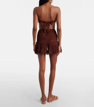 Anna Kosturova Crochet cotton miniskirt | Thumbnail 3 Anna Kosturova Crochet cotton miniskirt | Thumbnail 3