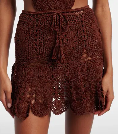 Anna Kosturova Crochet cotton miniskirt | Thumbnail 5 Anna Kosturova Crochet cotton miniskirt | Thumbnail 5