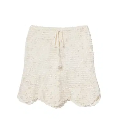 Anna Kosturova Rose crochet cotton miniskirt | Thumbnail 1 Anna Kosturova Rose crochet cotton miniskirt | Thumbnail 1