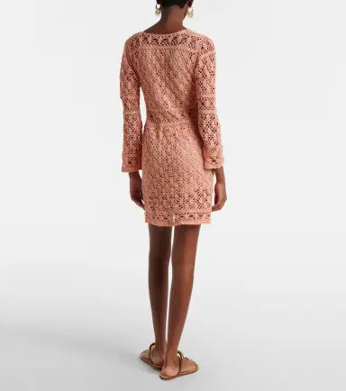 Anna Kosturova Bianca crochet cotton minidress | Thumbnail 5 Anna Kosturova Bianca crochet cotton minidress | Thumbnail 5