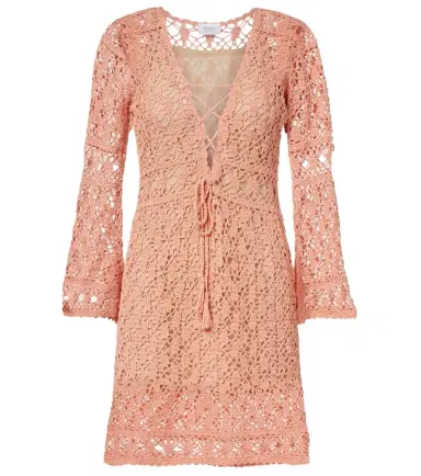 Anna Kosturova Bianca crochet cotton minidress | Thumbnail 1 Anna Kosturova Bianca crochet cotton minidress | Thumbnail 1