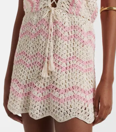 Anna Kosturova Melissa crochet cotton minidress | Thumbnail 4 Anna Kosturova Melissa crochet cotton minidress | Thumbnail 4