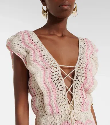Anna Kosturova Melissa crochet cotton minidress | Thumbnail 5 Anna Kosturova Melissa crochet cotton minidress | Thumbnail 5