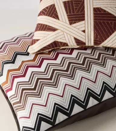 Missoni Pantelleria Zigzag cotton-blend cushion | Thumbnail 2 Missoni Pantelleria Zigzag cotton-blend cushion | Thumbnail 2