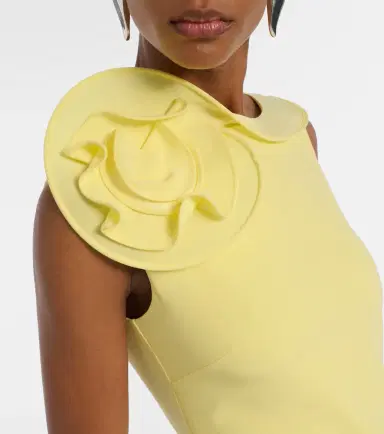 Roland Mouret Floral-appliqué cocktail dress | Thumbnail 4 Roland Mouret Floral-appliqué cocktail dress | Thumbnail 4