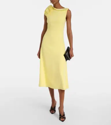 Roland Mouret Floral-appliqué cocktail dress | Thumbnail 5 Roland Mouret Floral-appliqué cocktail dress | Thumbnail 5