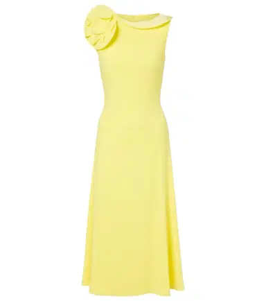 Roland Mouret Floral-appliqué cocktail dress | Thumbnail 1 Roland Mouret Floral-appliqué cocktail dress | Thumbnail 1