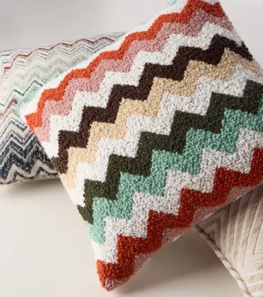 Missoni Riccio Zigzag cotton bouclé cushion | Thumbnail 3 Missoni Riccio Zigzag cotton bouclé cushion | Thumbnail 3