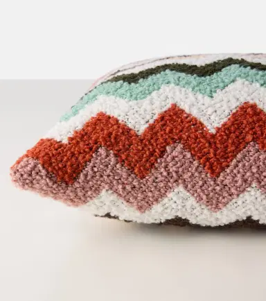 Missoni Riccio Zigzag cotton bouclé cushion | Thumbnail 4 Missoni Riccio Zigzag cotton bouclé cushion | Thumbnail 4