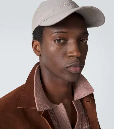 Brioni Logo linen and wool baseball cap | Thumbnail 2 Brioni Logo linen and wool baseball cap | Thumbnail 2