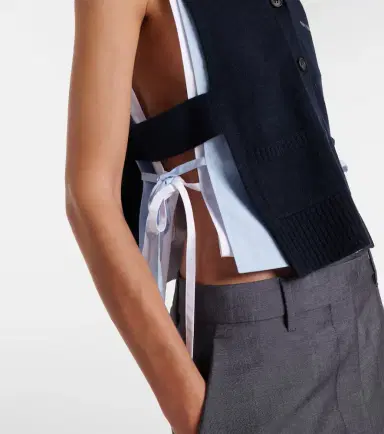 Miu Miu Cashmere sweater vest | Thumbnail 3 Miu Miu Cashmere sweater vest | Thumbnail 3