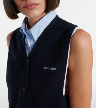 Miu Miu Cashmere sweater vest | Thumbnail 6 Miu Miu Cashmere sweater vest | Thumbnail 6