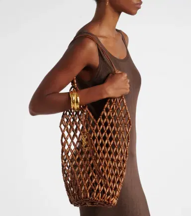 Saint Laurent Supple beaded tote bag | Thumbnail 6 Saint Laurent Supple beaded tote bag | Thumbnail 6
