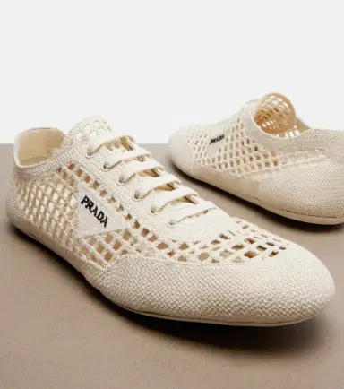 Prada Collapse crochet sneakers | Thumbnail 3 Prada Collapse crochet sneakers | Thumbnail 3