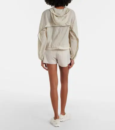 Adidas by Stella McCartney Gathered hooded track jacket | Thumbnail 3 Adidas by Stella McCartney Gathered hooded track jacket | Thumbnail 3