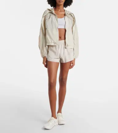 Adidas by Stella McCartney Gathered hooded track jacket | Thumbnail 4 Adidas by Stella McCartney Gathered hooded track jacket | Thumbnail 4