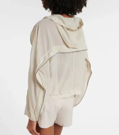 Adidas by Stella McCartney Gathered hooded track jacket | Thumbnail 5 Adidas by Stella McCartney Gathered hooded track jacket | Thumbnail 5