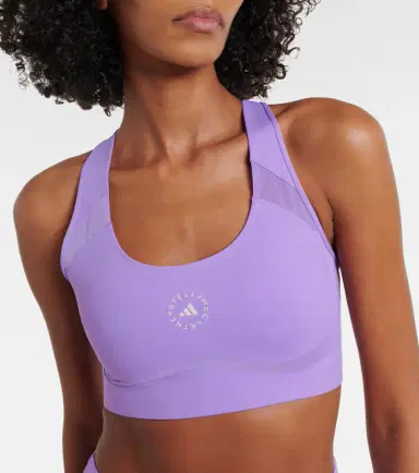 Adidas by Stella McCartney Logo sports bra | Thumbnail 5 Adidas by Stella McCartney Logo sports bra | Thumbnail 5