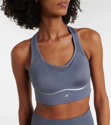Adidas by Stella McCartney Logo sports bra | Thumbnail 5 Adidas by Stella McCartney Logo sports bra | Thumbnail 5