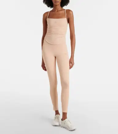 Adidas by Stella McCartney Ruched high-rise leggings | Thumbnail 2 Adidas by Stella McCartney Ruched high-rise leggings | Thumbnail 2