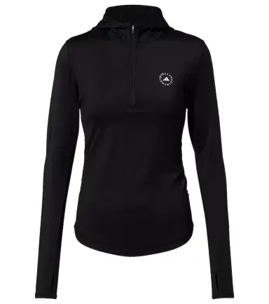 Adidas by Stella McCartney Logo hooded zip-up top | Thumbnail 1 Adidas by Stella McCartney Logo hooded zip-up top | Thumbnail 1