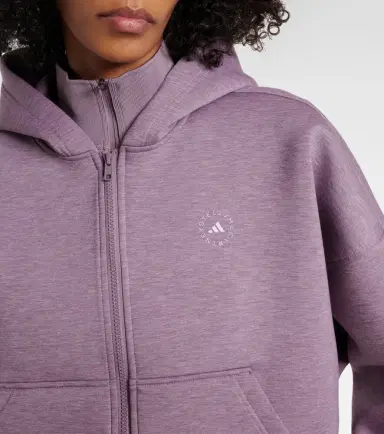 Adidas by Stella McCartney Logo zip-up hoodie | Thumbnail 5 Adidas by Stella McCartney Logo zip-up hoodie | Thumbnail 5