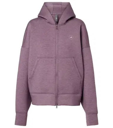 Adidas by Stella McCartney Logo zip-up hoodie | Thumbnail 1 Adidas by Stella McCartney Logo zip-up hoodie | Thumbnail 1