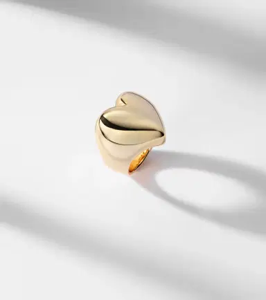 Jennifer Fisher Puffy Heart 14kt gold-plated ring | Thumbnail 4 Jennifer Fisher Puffy Heart 14kt gold-plated ring | Thumbnail 4