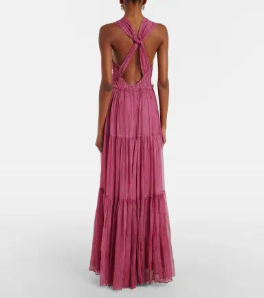 Ulla Johnson Freesia silk chiffon gown | Thumbnail 3 Ulla Johnson Freesia silk chiffon gown | Thumbnail 3