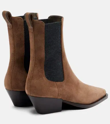 Brunello Cucinelli Monili suede Chelsea boots | Thumbnail 4 Brunello Cucinelli Monili suede Chelsea boots | Thumbnail 4