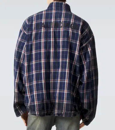 Balenciaga Reversible flannel and fleece shirt | Thumbnail 3 Balenciaga Reversible flannel and fleece shirt | Thumbnail 3