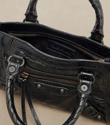 Balenciaga Le City Mini leather top-handle bag | Thumbnail 3 Balenciaga Le City Mini leather top-handle bag | Thumbnail 3