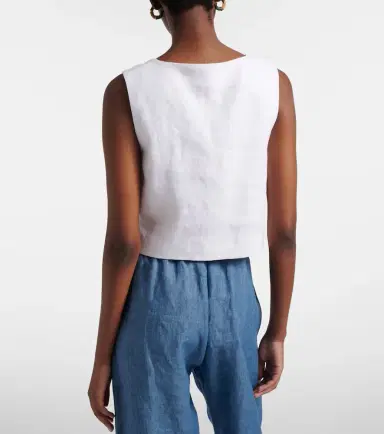Posse Rio linen crop top | Thumbnail 3 Posse Rio linen crop top | Thumbnail 3