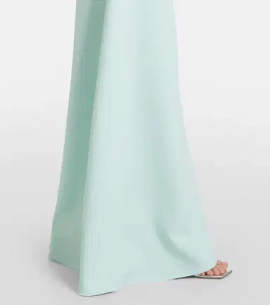 Safiyaa Stephanie draped crêpe gown | Thumbnail 3 Safiyaa Stephanie draped crêpe gown | Thumbnail 3