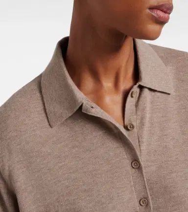 The Frankie Shop Tala wool-blend polo sweater | Thumbnail 5 The Frankie Shop Tala wool-blend polo sweater | Thumbnail 5