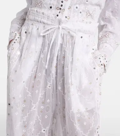JULIET DUNN Embellished cotton wide-leg pants | Thumbnail 2 JULIET DUNN Embellished cotton wide-leg pants | Thumbnail 2