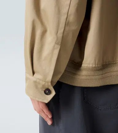 Miu Miu Cotton twill blouson jacket | Thumbnail 5 Miu Miu Cotton twill blouson jacket | Thumbnail 5