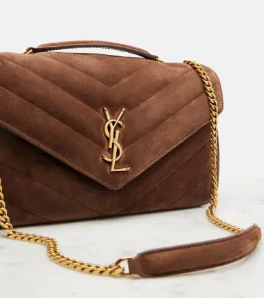 Saint Laurent Loulou Medium suede shoulder bag | Thumbnail 4 Saint Laurent Loulou Medium suede shoulder bag | Thumbnail 4