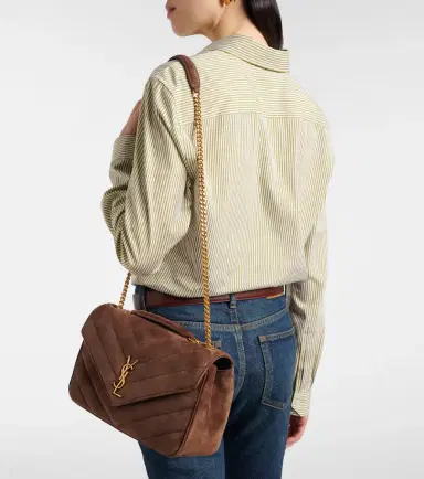 Saint Laurent Loulou Medium suede shoulder bag | Thumbnail 5 Saint Laurent Loulou Medium suede shoulder bag | Thumbnail 5