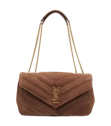 Saint Laurent Loulou Medium suede shoulder bag | Thumbnail 1 Saint Laurent Loulou Medium suede shoulder bag | Thumbnail 1
